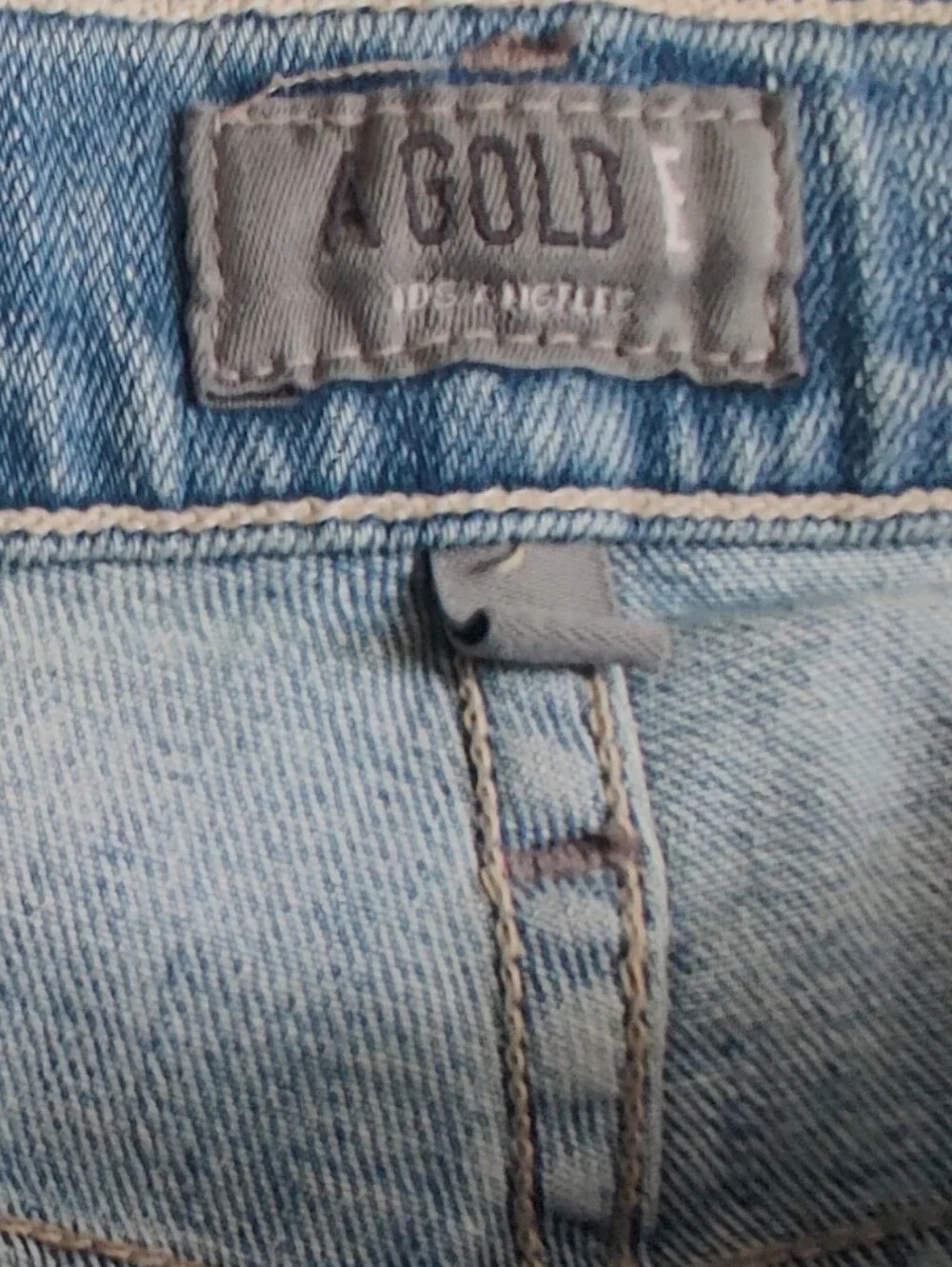 Agolde NWT Sophie High Rise Skinny Crop Blue Lagoon Size 30